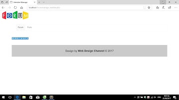 Create Forum Use PHP and Bootstrap Part 50