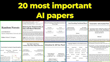 Đây là 20 AI research papers quan trọng nhất trong thế kỷ 21