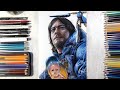 Drawing Death Stranding: Sam Porter Bridges (Norman Reedus) | Fame Art