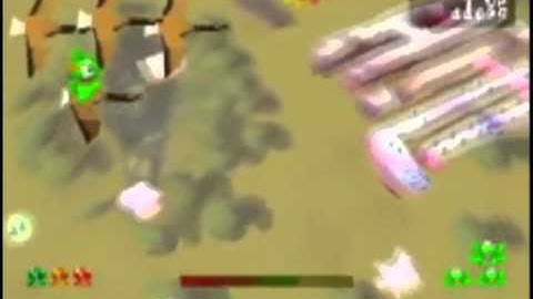 Frogger (PSX) Walkthrough Cloud Zone: 6-2 Time Flies