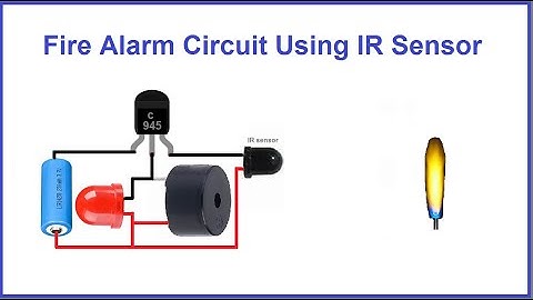Fire Alarm Circuit Using IR Sensor