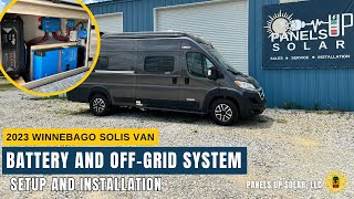 Awesome Off-Grid Installation 2023 Winnebago Solis 59px Van