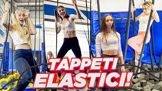 I CHALLENGE 4 GIRLS ON TRAMPLES!