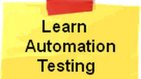 Learn Automation Testing step by step ( Telerik Test Studio)