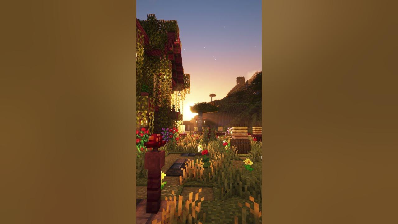 Bee garden sunset minecraft 1 19 iris shaders mod complementary