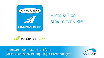 How to Set Up Additional Configuration of the Maximizer Outlook Integration Toolbar