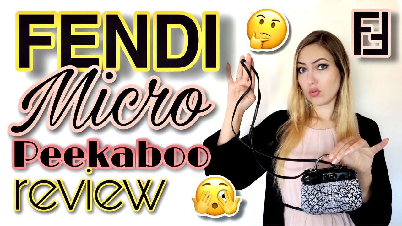 Is the Fendi Micro Peekaboo too small? My honest REVIEW of Fendi's