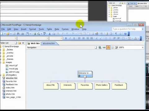 Video: Microsoft Frontpage Som Ett Sätt Att Skapa En Webbplats