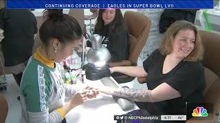 South Jersey Nail Salon Offers Eagles-Themed Mani-Pedis for Customers