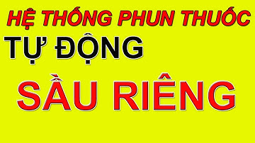 Hệ thống phun thuốc tự động cho sầu riêng ở Tiền Giang. TÍN DƯƠNG 0932934961