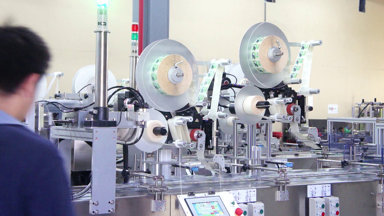 clamshell labeling machine YouTube