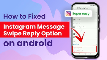 Instagram Message Swipe Reply Option Not Working on Android 2024 | Initial Solution