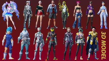 Prisma3D Blender Free Download 3D Models for PUBG Characters