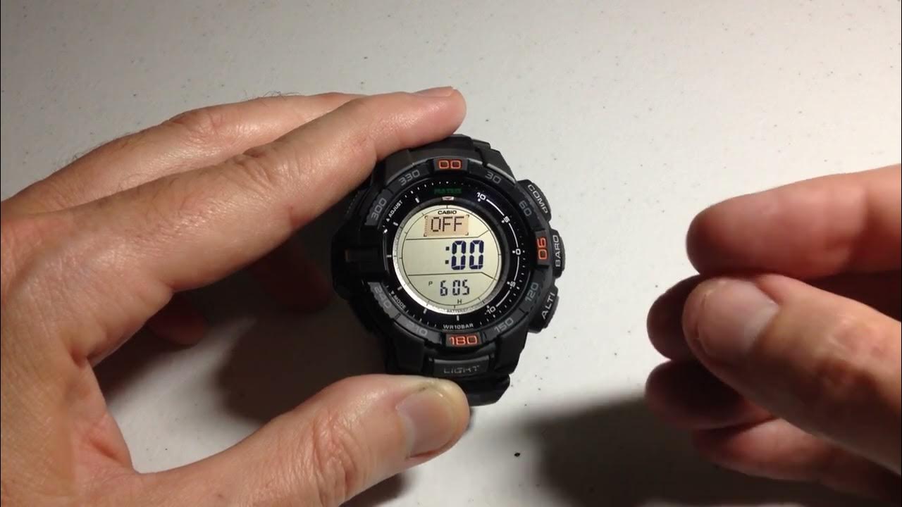 Casio Pro Trek (PRG270) Hourly Signal / Chime YouTube