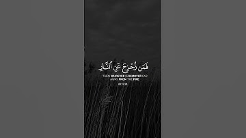 (كل نفس ذائقة الموت وإنما توفون أجوركم يوم القيامة)القارئ: ياسر الدوسري
