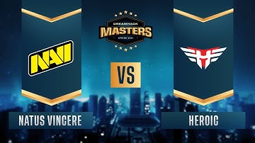 CS:GO - Heroic vs. Natus Vincere [Mirage] Map 1 - DreamHack Masters Spring 2021 - Semifinals