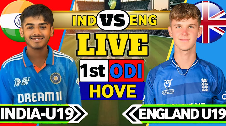 Live : India U19 vs England U19, 1st ODI Match | Live Scores & Commentary | ENGU19 vs INDU19 #live