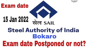 SAIL Bokaro New Exam Pattern & Syllabus 2022 | SAIL Bokaro Examoned Or Not | SAILBoaro Exam