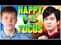 Grubby | WC3 | HAPPY vs FoCuS - A High Level Game!