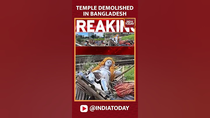 Hindu Durga Temple Demolished In Bangladesh's Capital Dhaka #durgatemple #bangladesh #protest