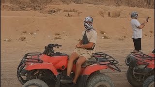 Quad biking in the Egyptian desert