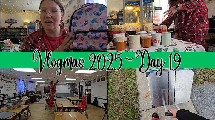 What's Poppin'? Our School Christmas Party! Vlogmas 2025 Day 19