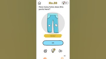 Brain out level 83 || How many holes does this pants have #shorts #youtubeshorts  #ytshorts