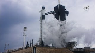 SpaceX launch scrubbed because of bad weather