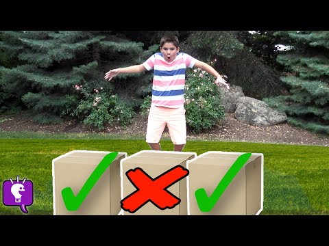 Choose Wisely  Don't Step in the WRONG MYSTERY Box! Challenge with HobbyKidsTV