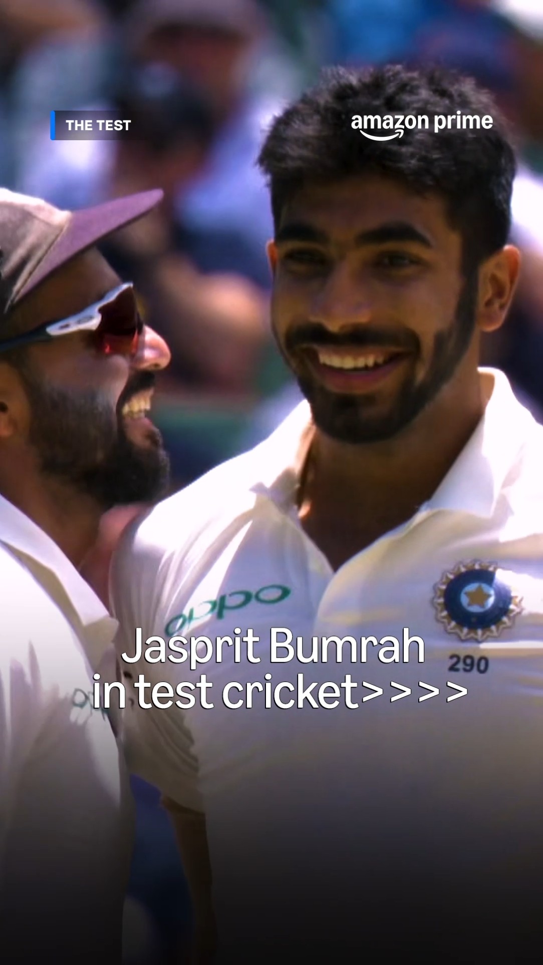 Bumrah's Charisma ✨ | The Test | #primevideoindia #cricket #shorts