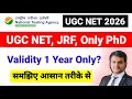 NET JRF PhD Certificate Validity 1 Year Only?  UGC NET December 2025 Result | UGC NET Mentor