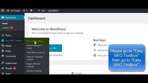 Easy SEO Toolbox Dashboard Tutorial
