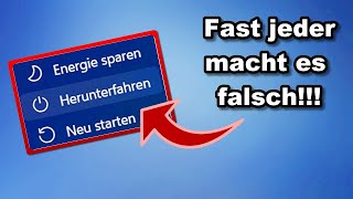 Warum Herunterfahren Deinen Pc Langsamer Macht Verwende Stattdessen Diese Funktion
