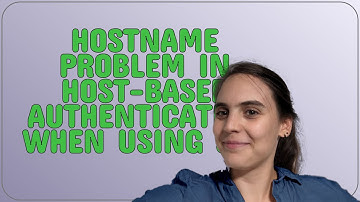Unix: Hostname problem in Host-based authentication when using SSH