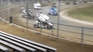 Matthew Leversedge has a huge flip at Ruapuna Speedway and brings on the red
