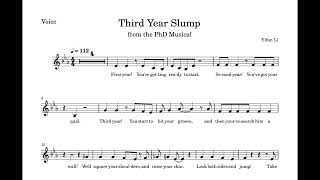 Video thumbnail of "Third Year Slump / Longer Road Ahead (Demo)"