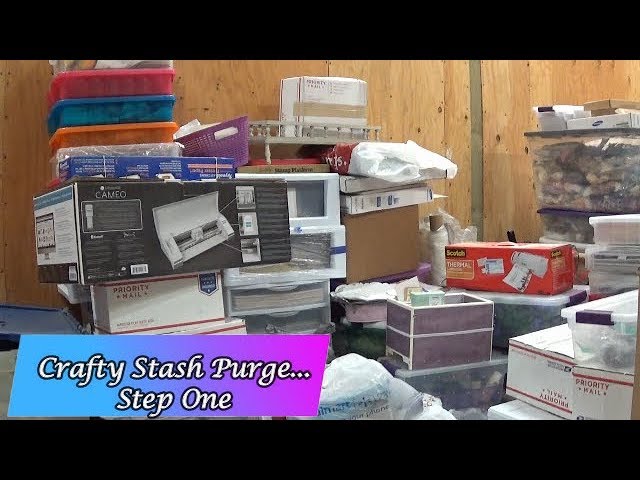 Declutter and Organize Craft Supplies with Me - Dollar Tree Organizing! 