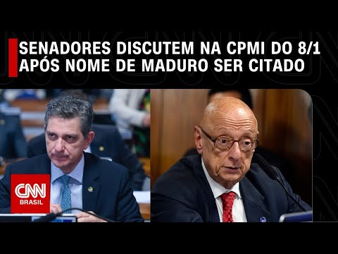 Senadores discutem na CPMI do 8/1 após nome de Maduro ser citado | CNN 360º