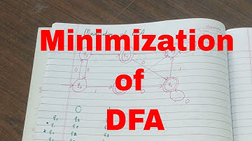 Dfa minimization|Dfa minimization using equivalence theorem|Minimization of dfa|Minimize a dfa