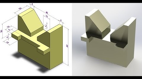 ►SolidWorks Tutorial For Beginners Part Modeling - 02