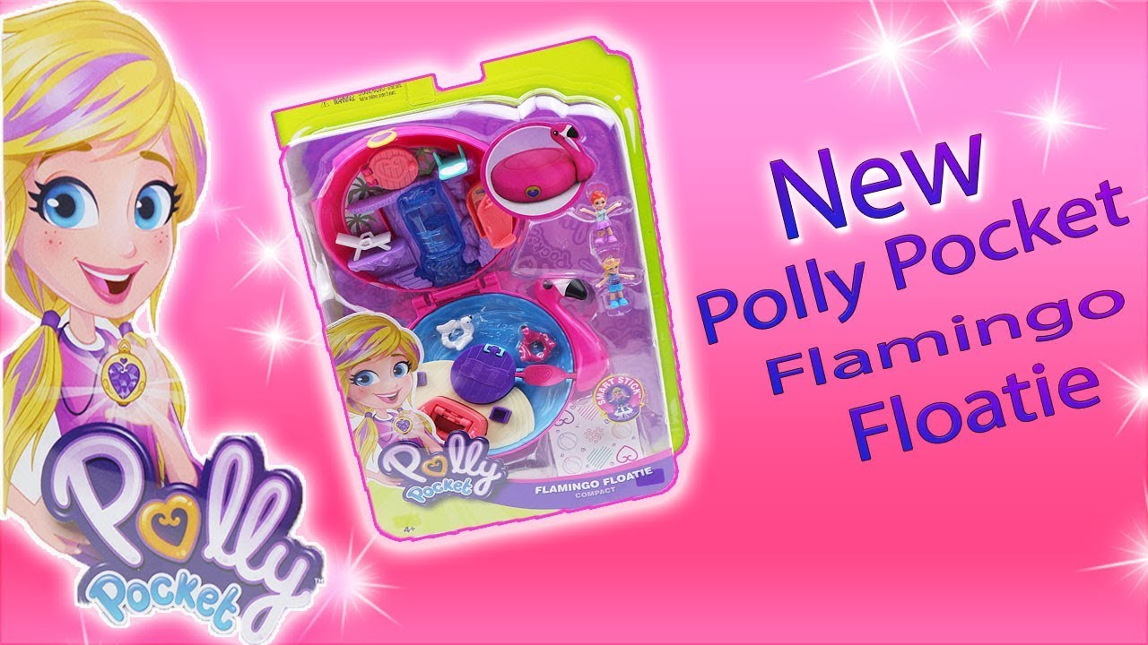 polly pocket mini flamingo