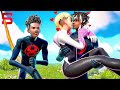 Miles Morales&#39; MEAN BROTHER STEALS his GIRLFRIEND.. Fortnite Spider-Man