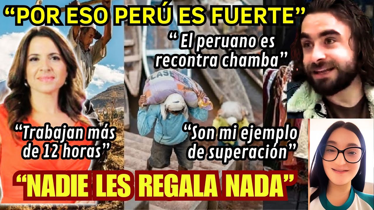 “Extranjeros se rinden ante el peruano: ‘No descansan nunca, son pura chamba”