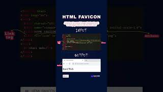 How To Add a Favicon in HTML #html #html5 #htmltutorial