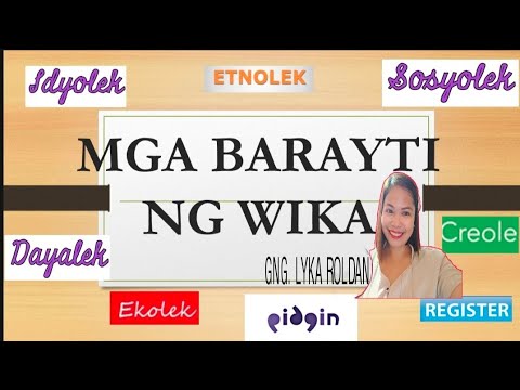 Video: Bunga Bilang Isang Kategorya Ng Dayalekto