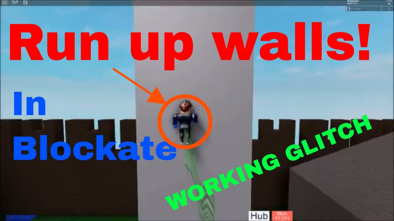 5 Ways On How To Walk Up Walls In Blockate Youtube