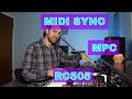 How to midi sync MPC LIVE to RC 505 Loopstation