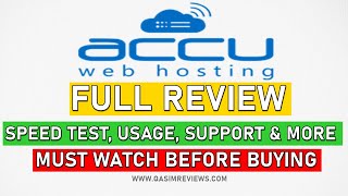 AccuWeb Hosting Review - Is It Good Web Hosting Pros & Cons, Speed Test and Details of AccuWeb