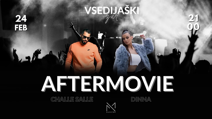 Official AFTERMOVIE - Vsedijaški žur s Challe Salle x Dinna/24.2.2023/Zlatorog Celje