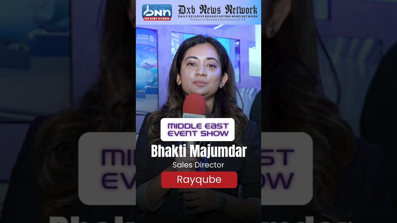 Bhakti Majumdar from Rayqube at Middle East Event Show | Redefining Immersive Event Design | DNN